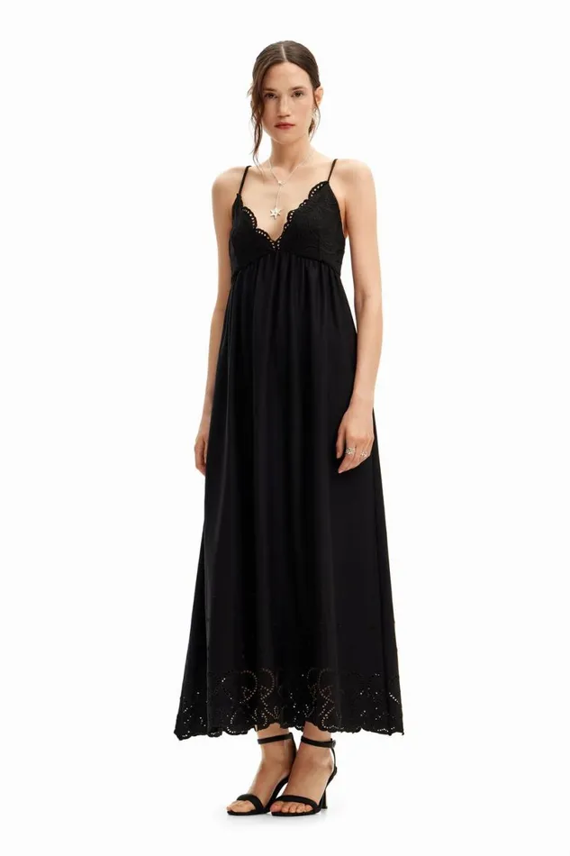 Women Dresses And Jumpsuits Desigual Long Lace Dress