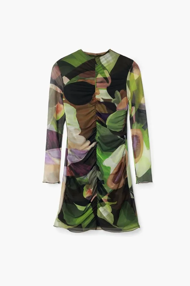 Women Dresses And Jumpsuits Desigual Printed Mini Dress M Christian Lacroix