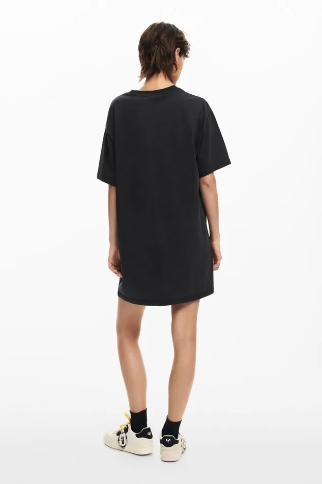 Women Dresses And Jumpsuits Desigual Short Dress With Short Sleeves Mickey