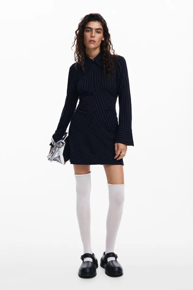 Women Dresses And Jumpsuits Desigual Striped Slim Dress