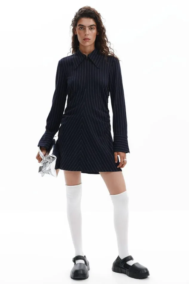 Women Dresses And Jumpsuits Desigual Striped Slim Dress