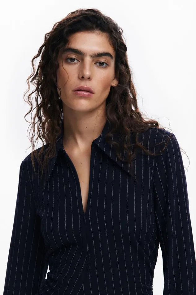 Women Dresses And Jumpsuits Desigual Striped Slim Dress