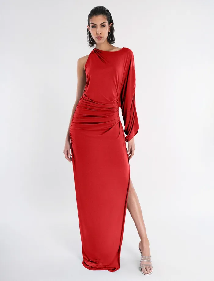 Women Dresses BCBG Red Merritt Evening Gown Red
