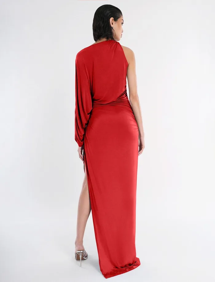 Women Dresses BCBG Red Merritt Evening Gown Red