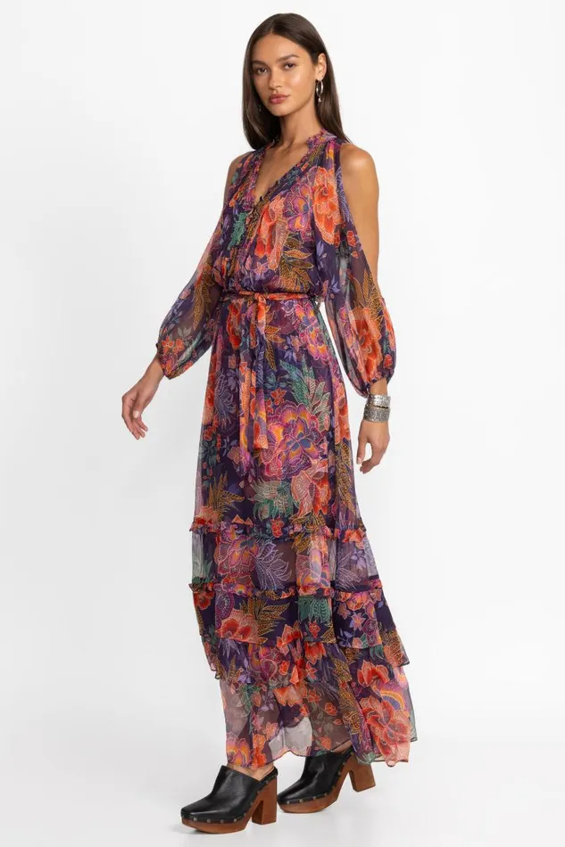 Women Dresses Johnny Was ASHLEE COLD SHOULDER MAXI DRESS Etta S Garden