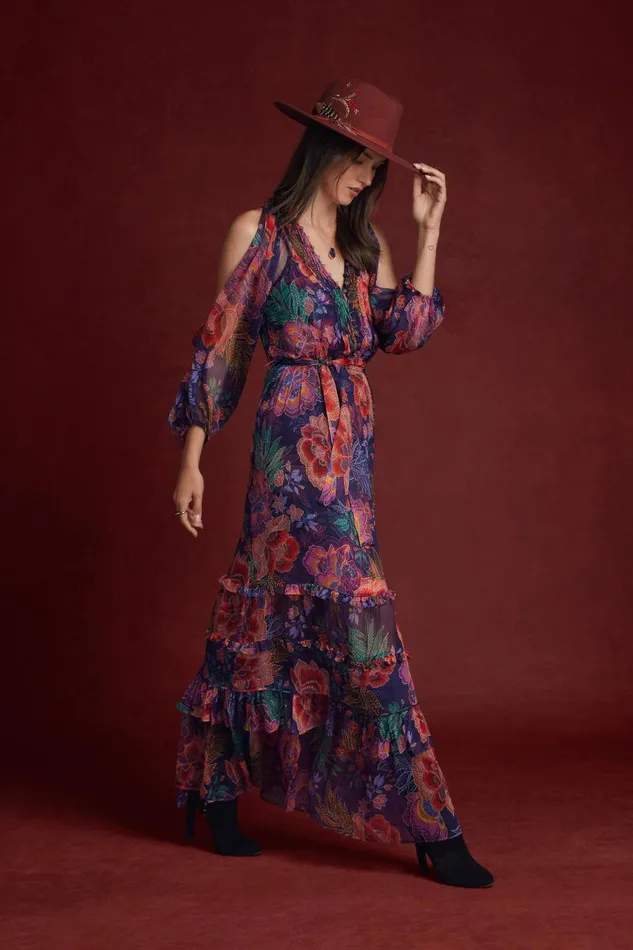 Women Dresses Johnny Was ASHLEE COLD SHOULDER MAXI DRESS Etta S Garden Women Dresses Johnny Was ASHLEE COLD SHOULDER MAXI DRESS Etta S Garden