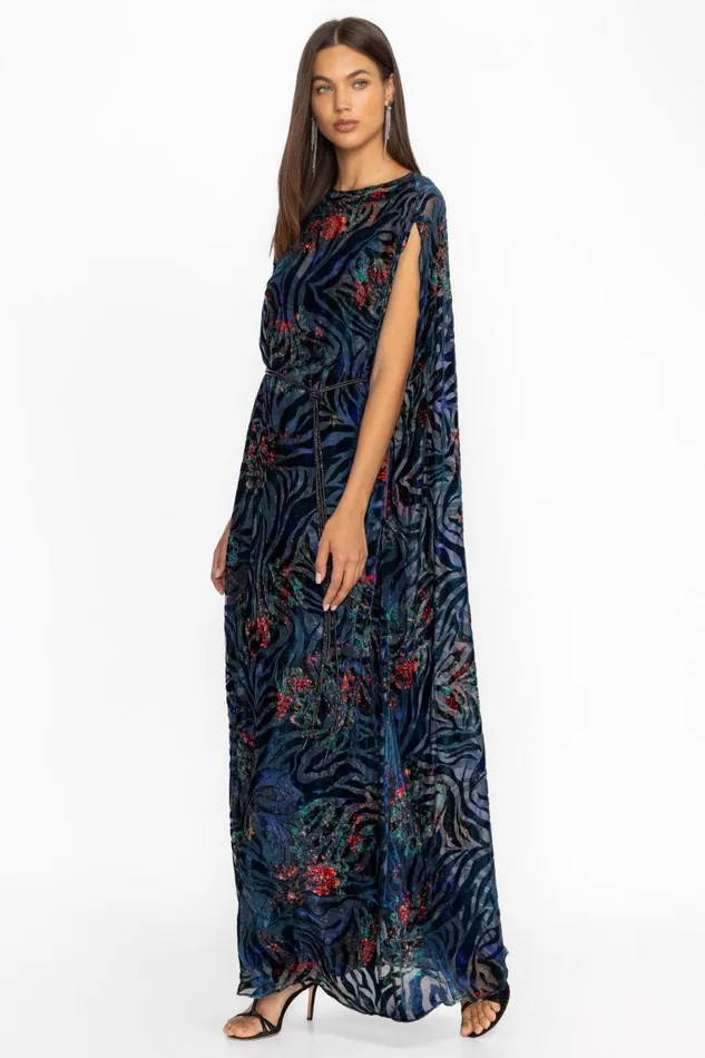 Women Dresses Johnny Was VIVA BURNOUT DRESS Biscay Bouquet Women Dresses Johnny Was VIVA BURNOUT DRESS Biscay Bouquet
