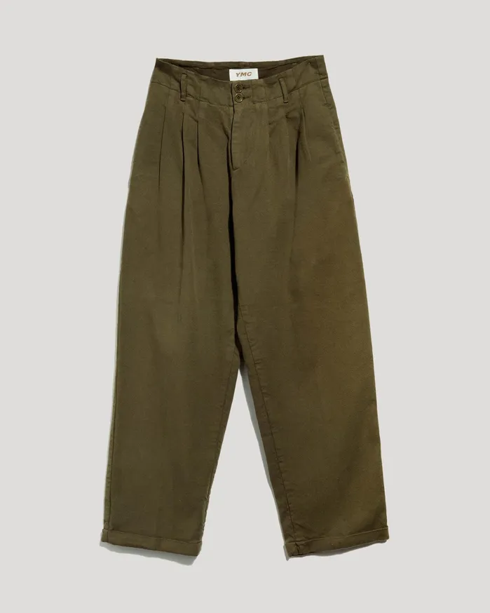 Women Earth Keaton Trouser Olive YMC Earth