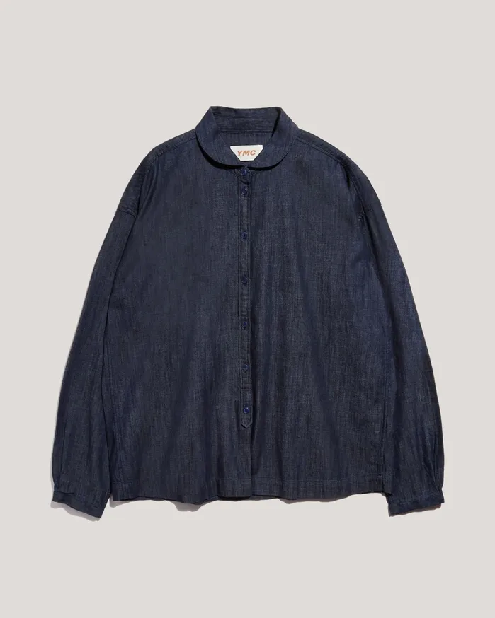 Women Earth Marianne Shirt Dark Indigo YMC Shirts