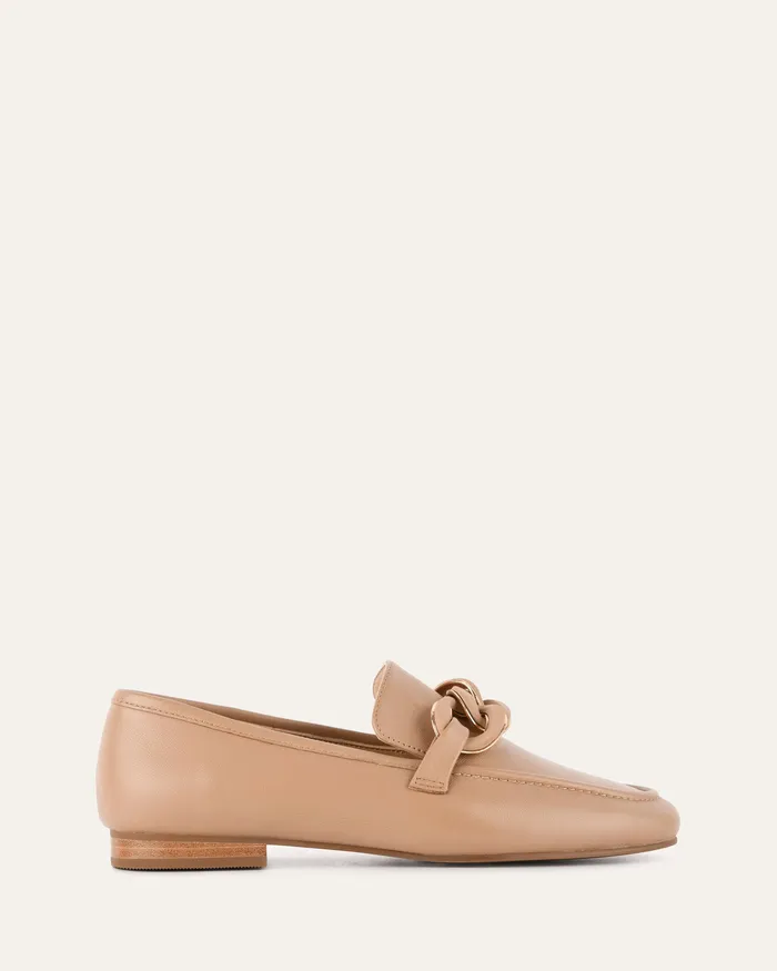 Women Easton loafers tan leather LACE UP and LOAFERS jomercer