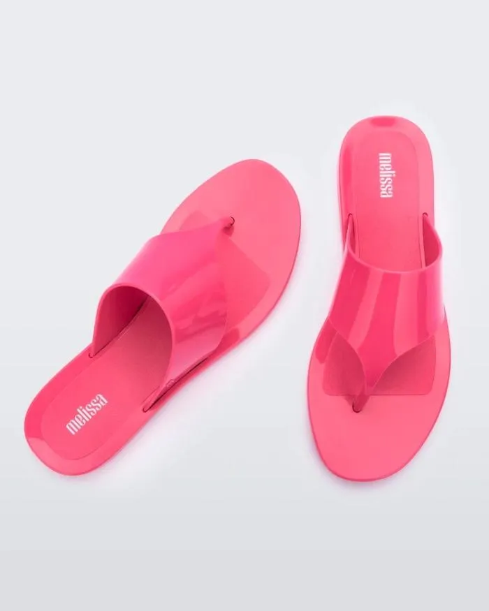 Women Essential Chic Pink Melissa Flip Flops