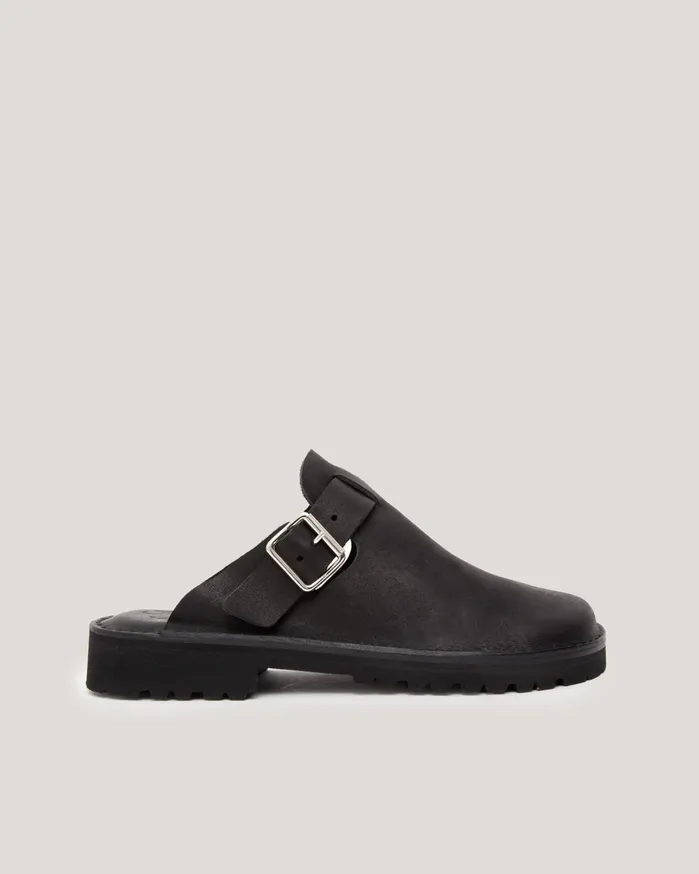 Women Fracap X YMC Women039s Sabot Mules Black YMC Sandals