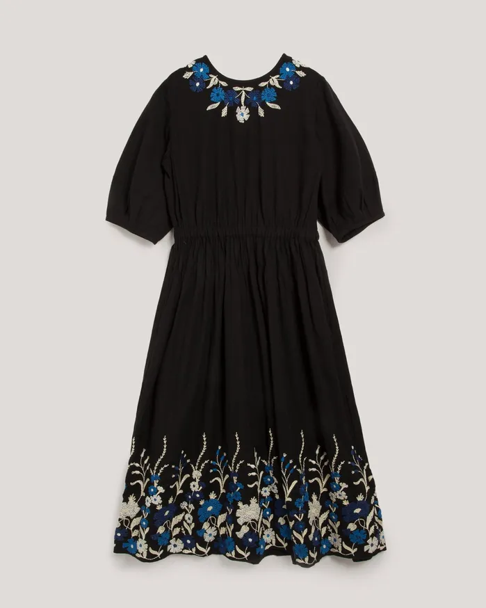 Women Garden Dress Black Multi YMC Dresses