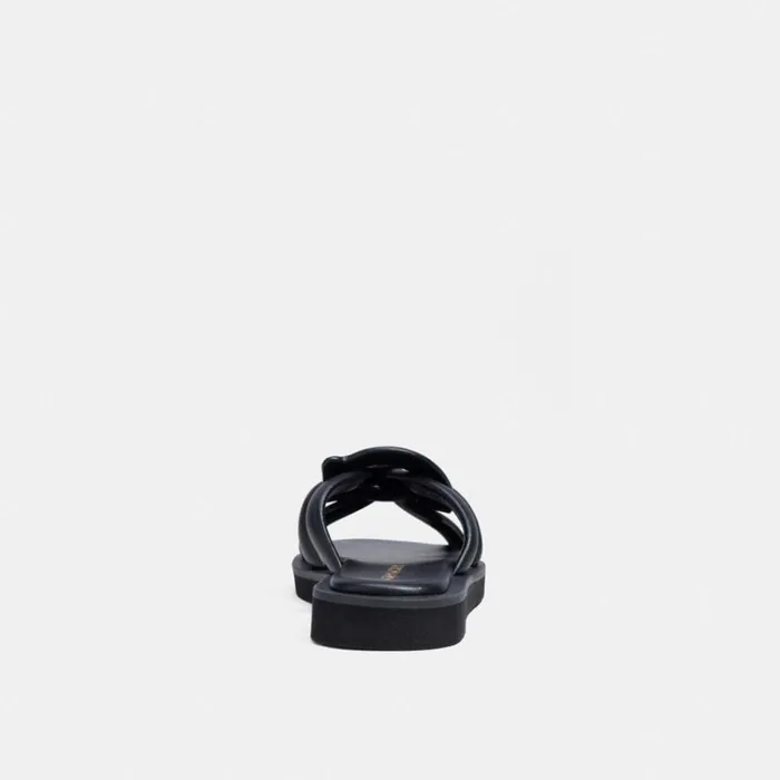 Women Georgie Sandal Black Coach Sandals