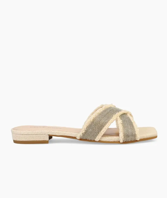 Women Hailen Slide 8211 Natural Pelle Moda Sandals