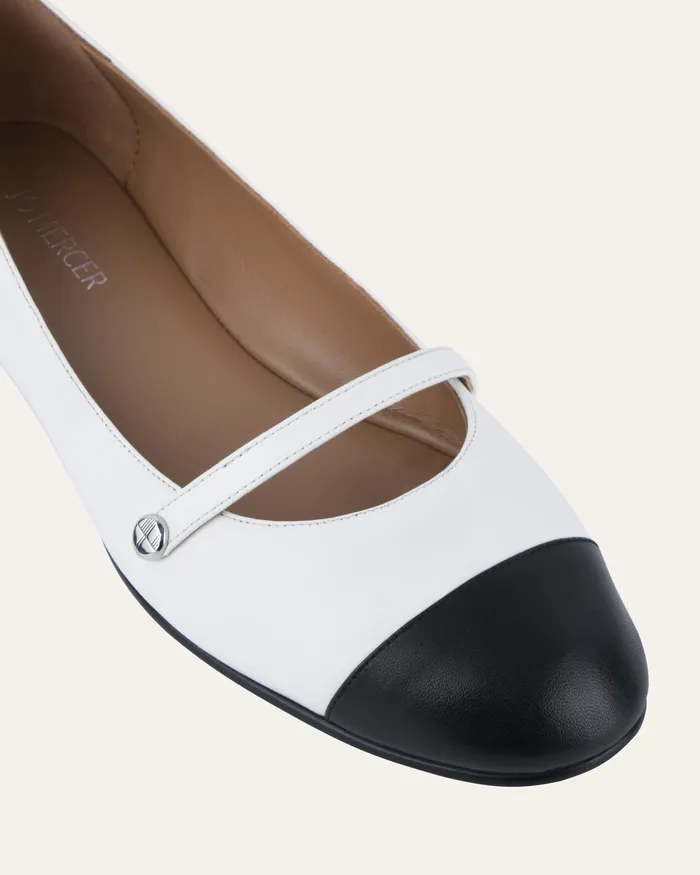 Women Heidi dress flats white multi DRESS jomercer