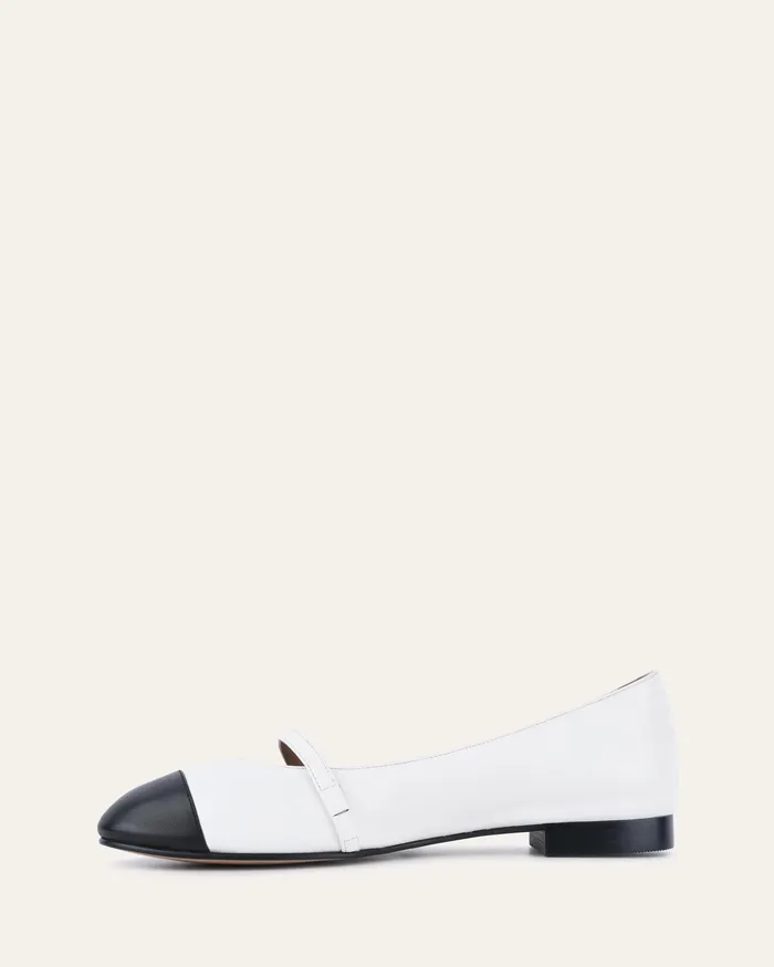Women Heidi dress flats white multi DRESS jomercer