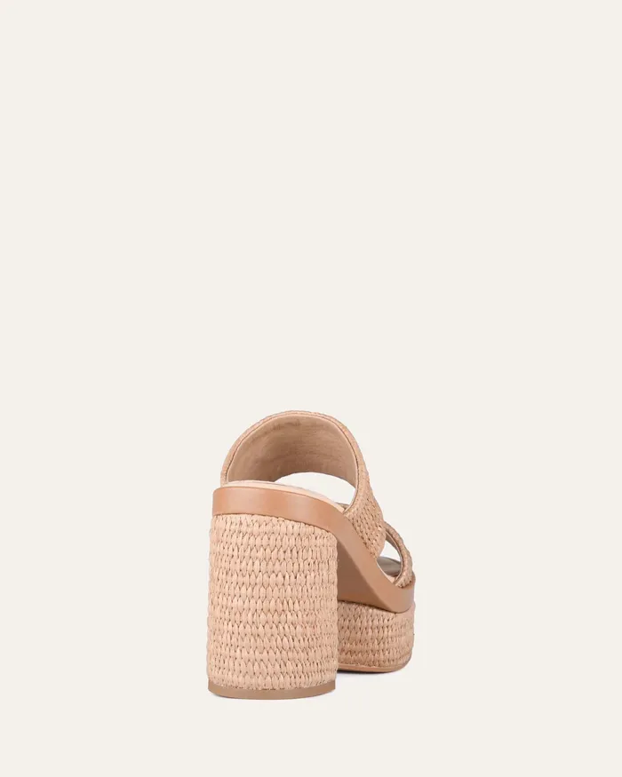Women HIGH HEELS jomercer Felicity high heel platform sandals tan raffia Women HIGH HEELS jomercer Felicity high heel platform sandals tan raffia