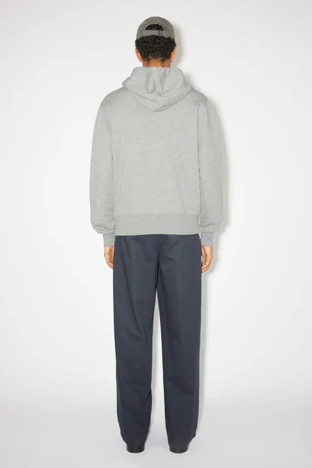 Women Hooded Sweatshirt 8211 Regular Fit Light Grey Melange Acne Studios Sweatshirts