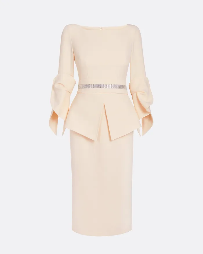 Women Icons Safiyaa Alondra Vanilla Midi Dress Vanilla