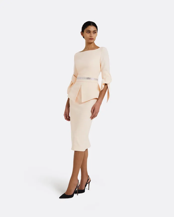 Women Icons Safiyaa Alondra Vanilla Midi Dress Vanilla