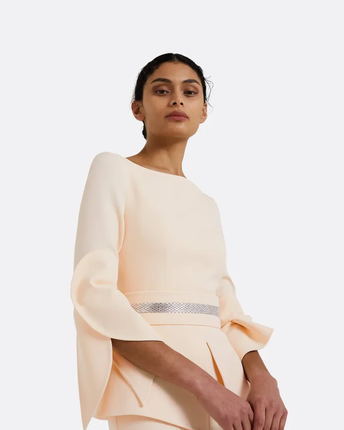 Women Icons Safiyaa Alondra Vanilla Midi Dress Vanilla