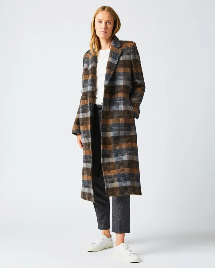 Women Ives Coat Brown Billy Reid Jackets and Outerwear