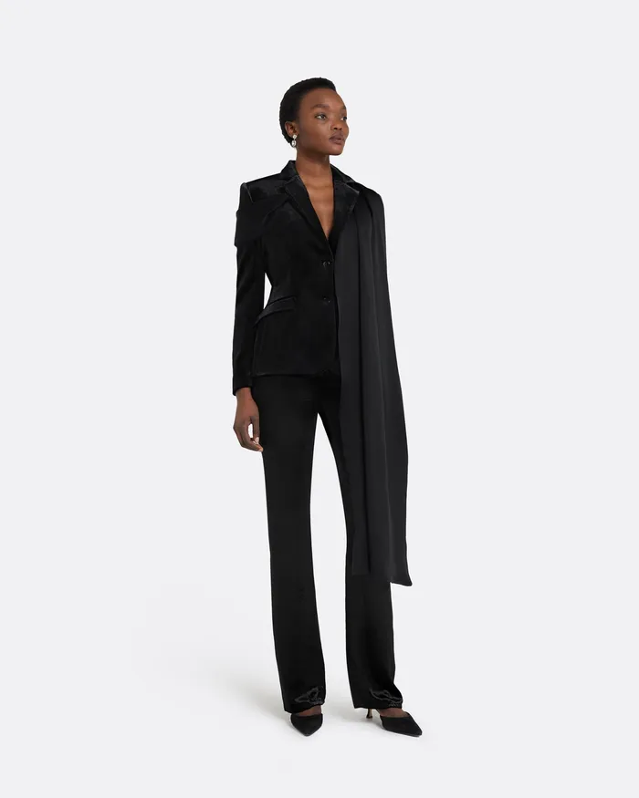 Women Jackets and Coats Safiyaa Emma Black Jacket Black