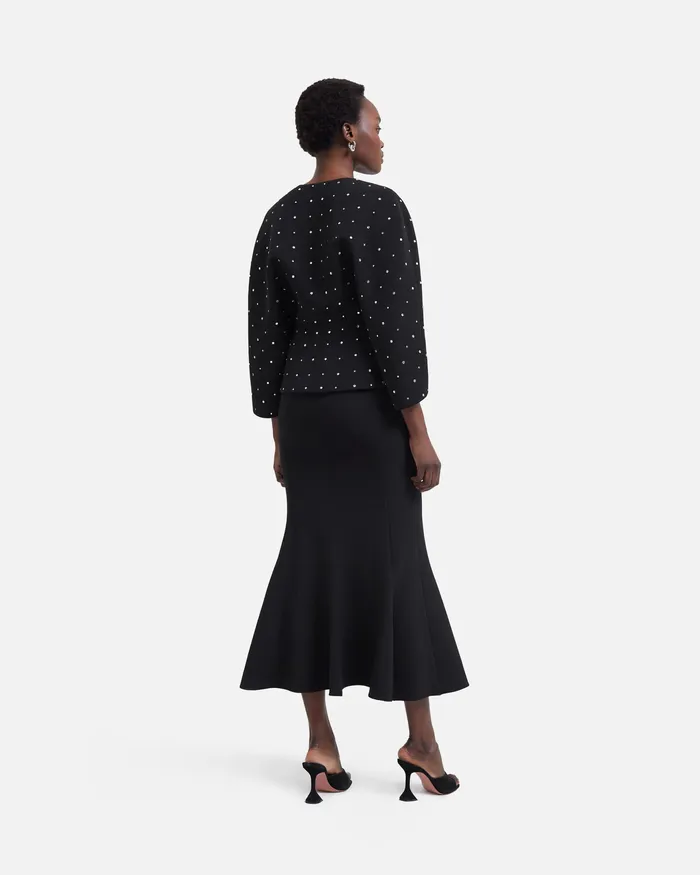 Women Jackets and Coats Safiyaa Tucker Black Cape Black