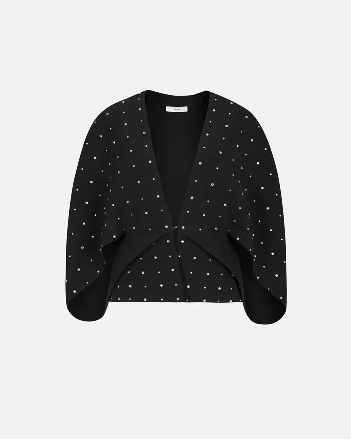 Women Jackets and Coats Safiyaa Tucker Black Cape Black