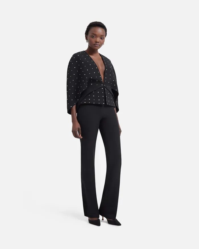 Women Jackets and Coats Safiyaa Tucker Black Cape Black