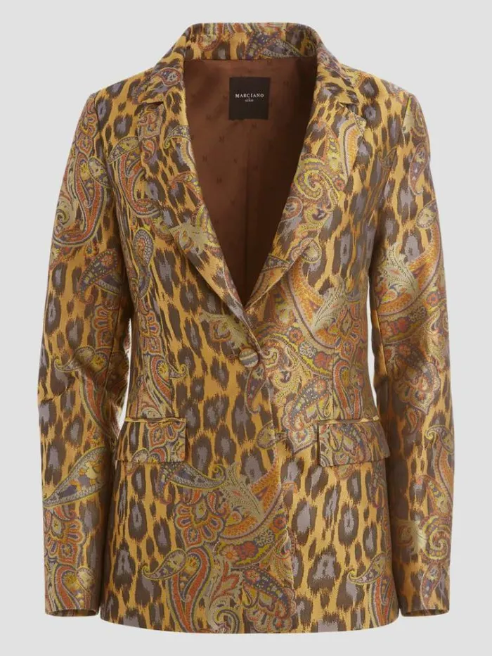 Women Jackets Marciano Phoenix Rising Jacquard Blazer Phoenix Rising Jacquard Women Jackets Marciano Phoenix Rising Jacquard Blazer Phoenix Rising Jacquard
