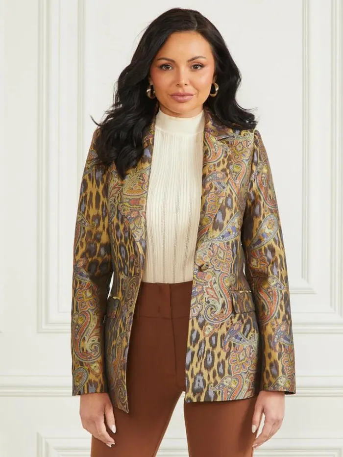 Women Jackets Marciano Phoenix Rising Jacquard Blazer Phoenix Rising Jacquard Women Jackets Marciano Phoenix Rising Jacquard Blazer Phoenix Rising Jacquard