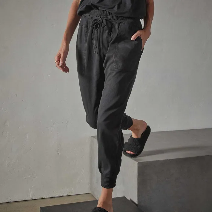 WOMEN James Perse CLASSICS Mixed Media Pant Black