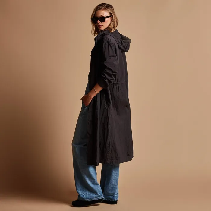 WOMEN James Perse JACKETSOUTERWEAR Lightweight Parka Black