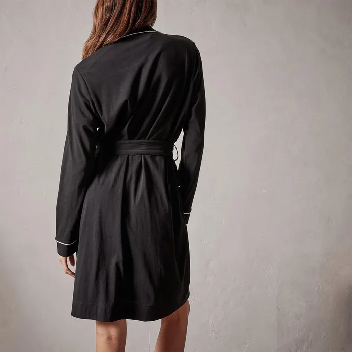 WOMEN James Perse LOUNGE Clean Jersey Robe Black