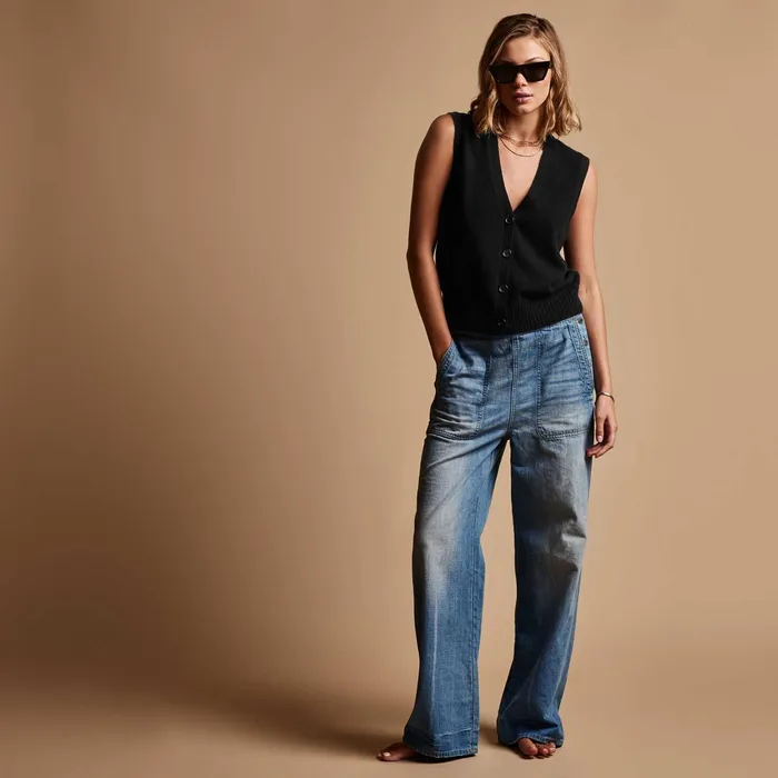 WOMEN James Perse PANTSDENIM Pacifica Jean Medium Denim
