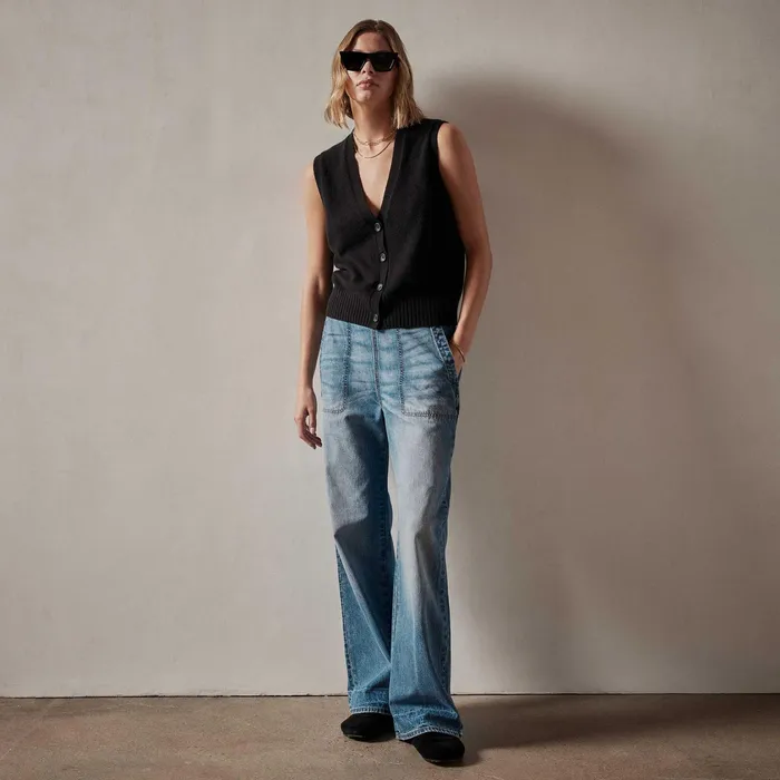 WOMEN James Perse PANTSDENIM Pacifica Jean Medium Denim