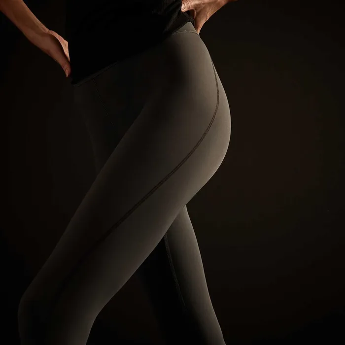 WOMEN James Perse Performance Bottoms YOSEMITE Spiral Seam Legging Carbongrey