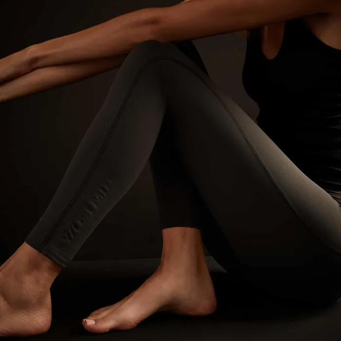 WOMEN James Perse Performance Bottoms YOSEMITE Spiral Seam Legging Carbongrey