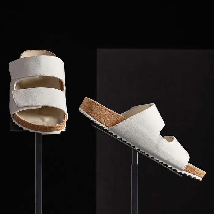 WOMEN James Perse SANDALS Women039s Double Strap Slide Canvas