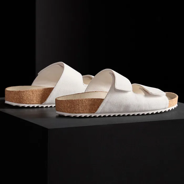 WOMEN James Perse SANDALS Women039s Double Strap Slide Canvas
