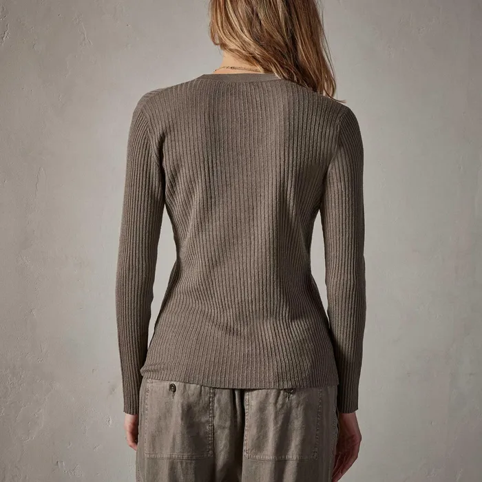 WOMEN James Perse SWEATERS Carmel Cardigan River Rock