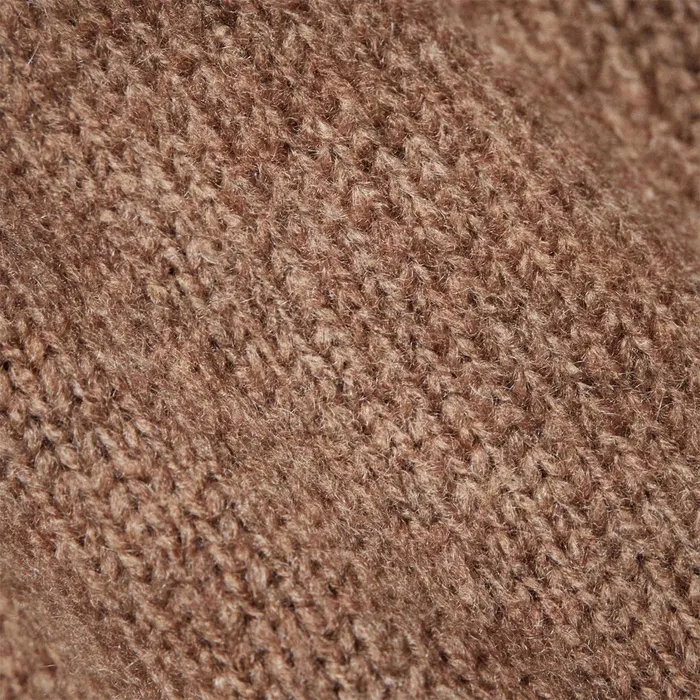 WOMEN James Perse SWEATERS Lightweight Cashmere V Neck Sweater Chestnut