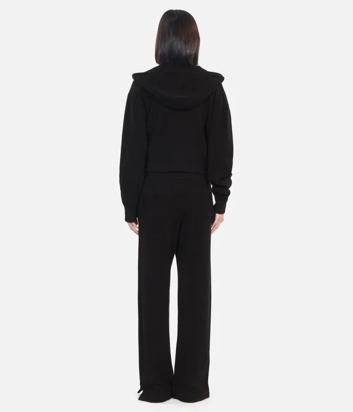 Women Jeans and Pants THE KOOPLES Black Wool And Cashmere Trousers Women Jeans and Pants THE KOOPLES Black Wool And Cashmere Trousers