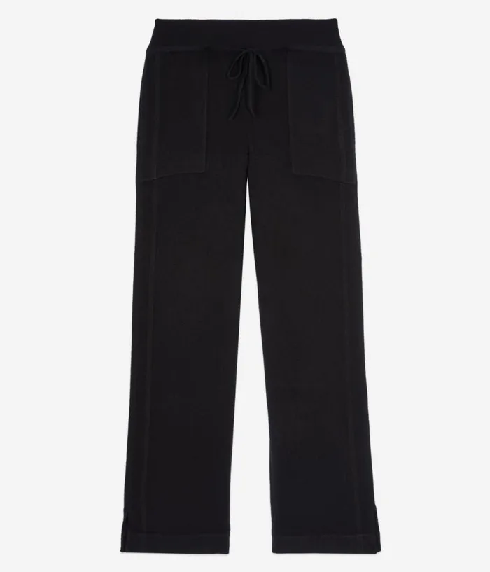 Women Jeans and Pants THE KOOPLES Black Wool And Cashmere Trousers Women Jeans and Pants THE KOOPLES Black Wool And Cashmere Trousers