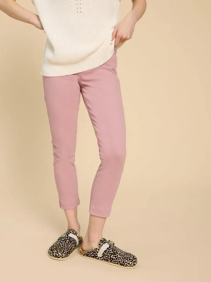 Women JEANS White Stuff Janey Cotton Cropped Jegging Mid Pink Women JEANS White Stuff Janey Cotton Cropped Jegging Mid Pink