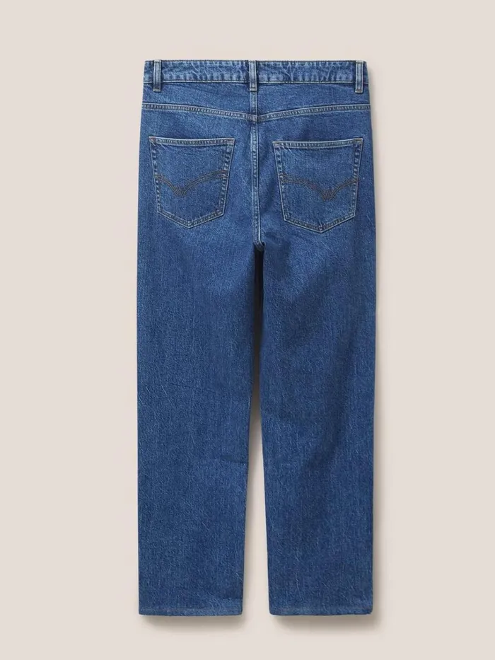 Women JEANS White Stuff Miley Relaxed Straight Jean Mid Denim Women JEANS White Stuff Miley Relaxed Straight Jean Mid Denim