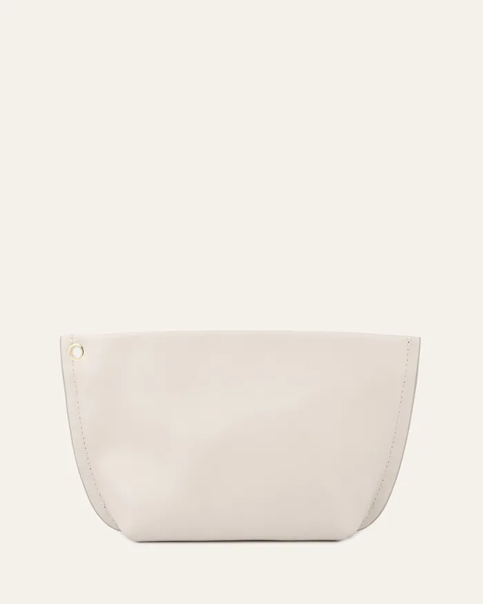 Women jomercer Bonito pouch bag off white leather CLUTCHES
