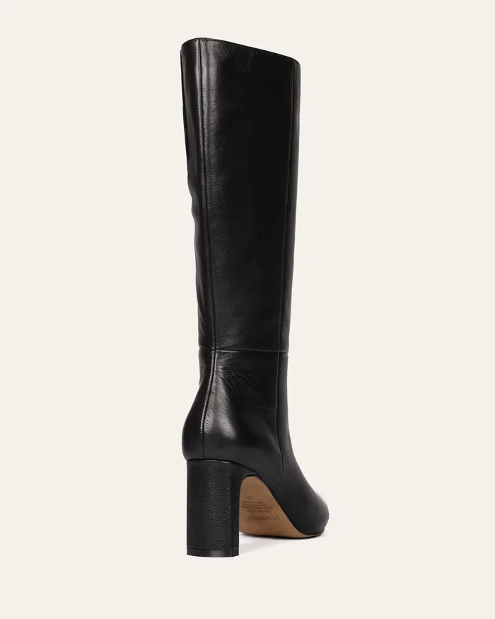 Women jomercer Pixie calf boots black leather LONG BOOTS Women jomercer Pixie calf boots black leather LONG BOOTS